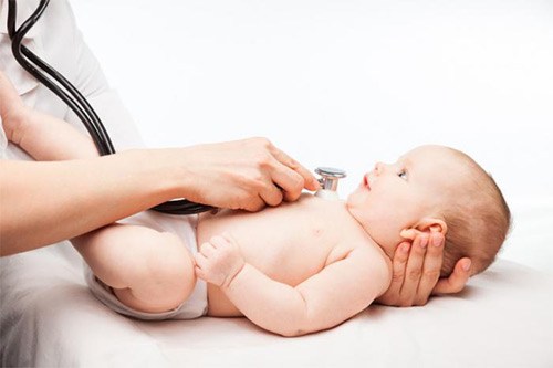 baby and doctor